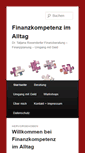 Mobile Screenshot of finanzkompetenz-im-alltag.de